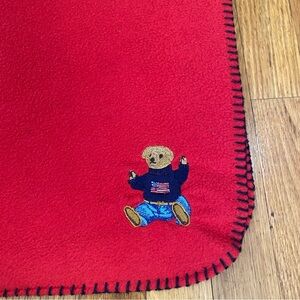 Ralph Lauren red throw 48 x 68